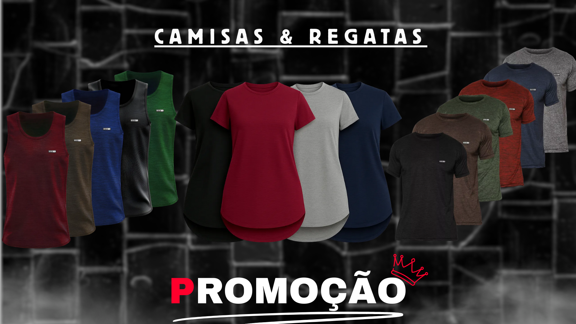 Promoção Camisas e Regatas